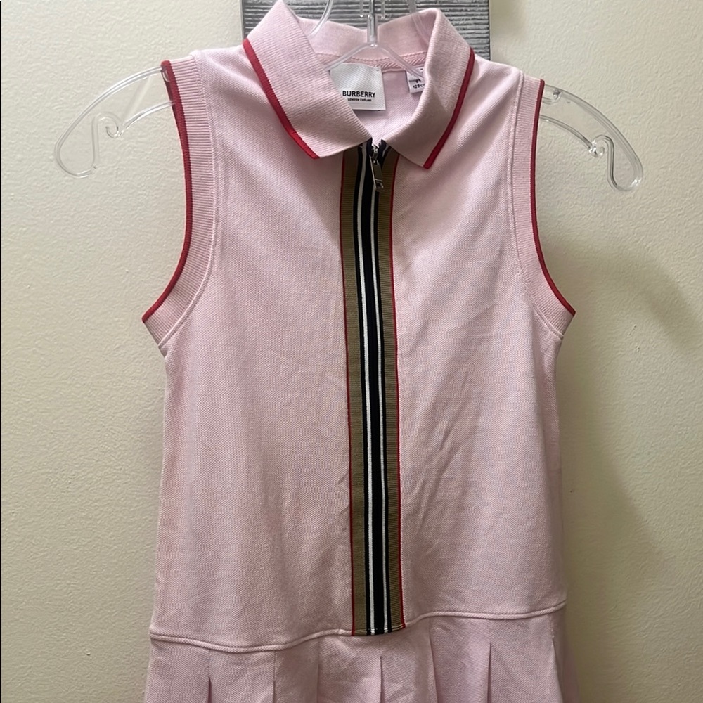 Burberry Pink Sleeveless Kids Dress